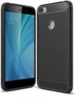 Rawat Mi Redmi Y1, Mi Y1, Redmi Y1 Black Silicon, Rubber Shock Proof Back Cover