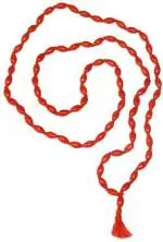 Vridaann Shahinpearlmart Men and Women Stone Red coral mala Necklace
