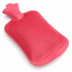 MOBONE Rubber bottle heating pad non electric,hot water bottle for pain (Multicolor)
