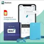 Roadcast ID Card GPS Tracker with 2 Way Communication, 15 Days Battery Backup, Panic Button & Lifetime Free Tracking Platform | Suitable for Kids, Students, Employees, Senior Citizens, etc.