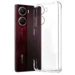 Fashionury Shockproof Crystal Clear Back Cover Case for Vivo V29e 5G | Raised Bumps for Camera & Screen Protection | Transparent Back Cover Case for Vivo V29e 5G