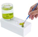 Qatalitic Brush Rinser Paint Brush Cleaner With Drain Water Recycling Paintbrush Scrubber, Convenient Paint Brushes Cleaning Tool For Acrylic, Oil And