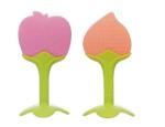 Manan Shopee Kids Multicolor Silicone Teether (Pack Of 2)