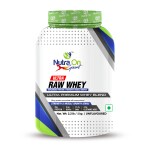 Nutra On Sports Ultra Raw Whey Protein Concentrate with Enzyme blend | 25g Protein I 5.5g BCAA I 11.7g EAA I 4.3g Glutamic Acid I Tested for purity - Unflavoured - 1 kg (30 Servings)