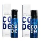 Wild Stone CODE Titanium No Gas Long Lasting Body Perfume Spray Spray Pack of 2 (120ml Each)