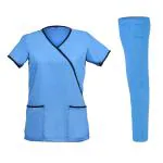 Epicure wears Unisex Scrub Suit Men Women Ideal for Doctors Nurses Dentists and Healthcare Professionals Elastic Lower ward boy ward ladies scrubs OT dress