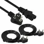 BIGGEAR (Pack of 2) Computer Power Cable Cord for Desktops PC and Printers/Monitor SMPS