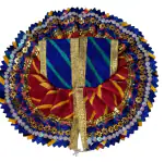 PRABHUVATI FASHION Cotton Leriya Flower Printed Dresses/Poshak/Kapde for Laddu Gopal (Blue, 2 Number)