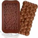 BAKEMO Bubble Chocolate Mold Silicone Mold Fondant Molds DIY 3D Candy Bar Mould Cake Decoration Tools Kitchen Baking Accessories Ideal for Chocolate and Cake Decoration (1 Piece)