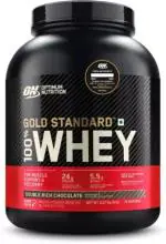 Optimum Nutrition (ON) Gold Standard 100% Protein Powder - Primary Source Isolate Whey Protein (2.27 kg, Double Rich Chocolate)