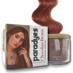 Paradyes Semi-permanent Hair Color jar only 120gm (Chocolate Brown) , Chocolate Brown
