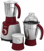 PHILIPS HL7720/00 750 Mixer Grinder (3 Jars, Red, White)