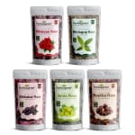 Herbalgram Amla Reetha Shikakai Hibiscus Bhringraj Raw (Whole) Dry For Making Herbal Shampoo and Hair Oil at Home 500gm