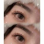 BID Silver Glitter Lash Extensions BID EyeLashes for Eyelash Extensions D Curl Eye Lashes Makeup for Valentine Party (9 mm, D curl)