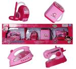 SHIVAARO Mini Household APPLIANCES Toys Set for Kids. | Set of 4 in 1 Mini Home APPLIANCES Toys Set. | Battery Operated Toys Set | Washing Machine, Vacuum Cleaner, Iorn, Sewing Machine (Multicolour)