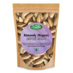 Sindhi Dry Fruits Kagazi Badam, Badam With Shells, Paper Shell Almond, Raw, Eat Fresh Almonds, Tasty and Oily, 100% Natural, Great Snack for Diabetic Patients, 400g Zip Pouch