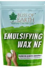 Bliss of Earth Emulsifying Wax NF Cosmetic Grade Wax Best for Soap, Lotion, Body Moisturizer 453GM