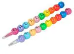 Jellify Multicolor Plastic Stack Smiley Pencil And Crayons For Kids (Set Of 2)