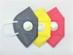 Rockjon Yellow, Grey, Red Kn95 N95 With Valve Face Mask - Free Size (Pack Of 3)