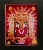 Framtastic Vijayawada Kanaka Durga Rectangular Photo Frame with Plexi Glass