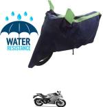 RONISH Waterproof Two Wheeler Cover for Suzuki (Gixxer SF 250, Black, Green)