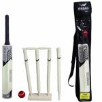 Wasan Cricket Set Size 3 (5-12 Years) in Bag, Cream