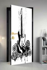 Qth Floral Dor-2771 Design Door Sticker