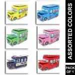 Pokory Foldable Toy Storage Box with Lid for Storage of Toys Useful as Toy Organizer Racks Surface Multipurpose Use Basket for kids Wardrobe cabinet with cloth covers (Colour may vary) Pack of 1