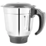 Kimatsu Stainless Steel Dry Jar for Mixer Grinder, 1000 mL, Universal Compatibility (Silver)