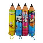 BAOER Pencil Shape Assorted Stationery Pouch Storage Box (Pack of 6)