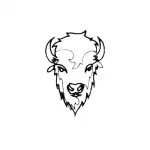 SIMPLY INKED Buffalo Temporary Tattoo, Designer Tattoo for all (Buffalo tattoo)