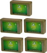 Khadi Herbal Neem Bath Soap, 125 Gm Each (Pack Of 5)