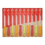 Rena Germany Kitchen Knife Set - Multipurpose Utility Knives for Household - Serrated Knife - Pack of 10