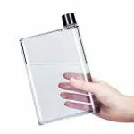 VRLSE BPA Free Portable A5 Notebook Style Ultra Slim Water Bottle