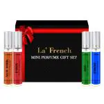 La'French City OF Dream Eau De Perfume Mini Gift Set Perfume For Men & Women, 4x10ml (40ml)