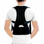 CLINICA CARE Posture Corrector Belt For Back & Shoulder, Back Support Belt For Men & Women, Neoprene,Back Straightener Brace For Spine & Body Posture Correction - L