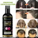KURAIY Fast Grow Effective Hair Care Onion Essence Oil For Men Women Repair Growing Hair Loss Product 