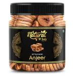 natural n Tasty Natural Dry Figs Dried Sweet Big Size Anjeer Fibre Calcium and Iron Vitamins| Low in Calories and Fat Free No Sugar Added (450 Gram)