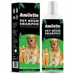Amorite Anti Tick & Anti-Dandruff Flea Dog Shampoo for pet with Neem & Tulsi 300ml