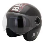 Sage Square ISI Marked Guardian Cruiser Open face Helmet for Scooty (Black Glossy), ABS