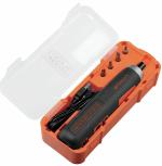 Black Decker BD40K4-IN Li ion Cordless Screwdriver with E Clutch and Intelligent Torque System 6.35 mm