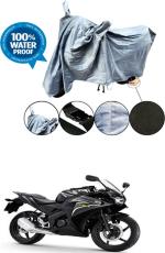 RONISH Waterproof Two Wheeler Cover for Honda (CBR 150R, Grey)