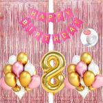 SHANAYA Decoration Happy Birthday Foil Balloon Kit (35 Pieces)
