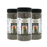 Nature's Spice Organic Black Chia Seed - 900 Grams, Combo Pack of 3 x 300 Grams