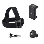 HIFFIN Multi-Function Adjustable Belt Cellphone POV Head Mount Strap for Sony Action Cam/Gopro Hero/Cell Phone/iPhone 13 12 11 Pro Max XR XS Max X 8 7 6 Plus/Samsung LG Huawei (Head Mount Mobile)