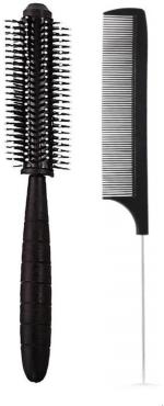 Xester Black Roller Hair Brush (Combo Of 2)