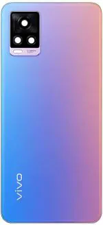 PURPLESAVVY Sunset Melody Glass With Camera Ring Lens Back Panel For Vivo V20