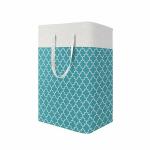 House of Quirk 75L Collapsible Large Laundry Baskets with Easy Carry Handle-Green