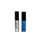 Divyon HR 2 Pc Glitter Liquid Eyeliner Shimmer Long Lasting (Silver,Blue) 10 ml (Multicolor)