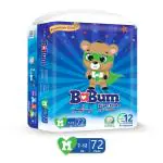 Babum Super Pants Premium Diaper Medium 72 Diapers - M (72 Pieces)